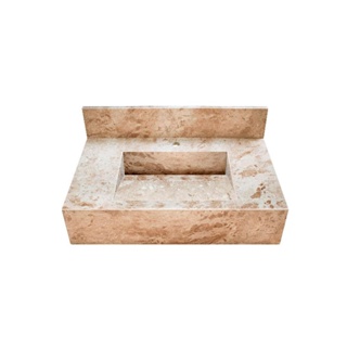 Bancada de mármore frontal Verona 60cm travertino Venturini