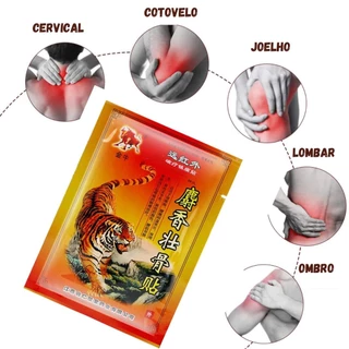 Adesivo Analgésico Salonpas Emplastro Alivio Dores Inflamações Tensões Musculares Tigre Chinês