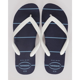 Chinelo Masculino Havaianas Listrado Azul