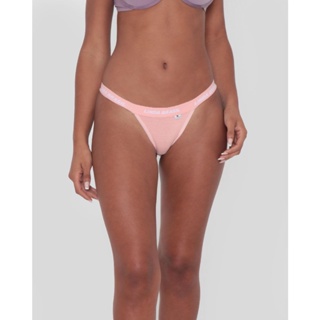 Calcinha String Cós Elástico Rosa Claro
