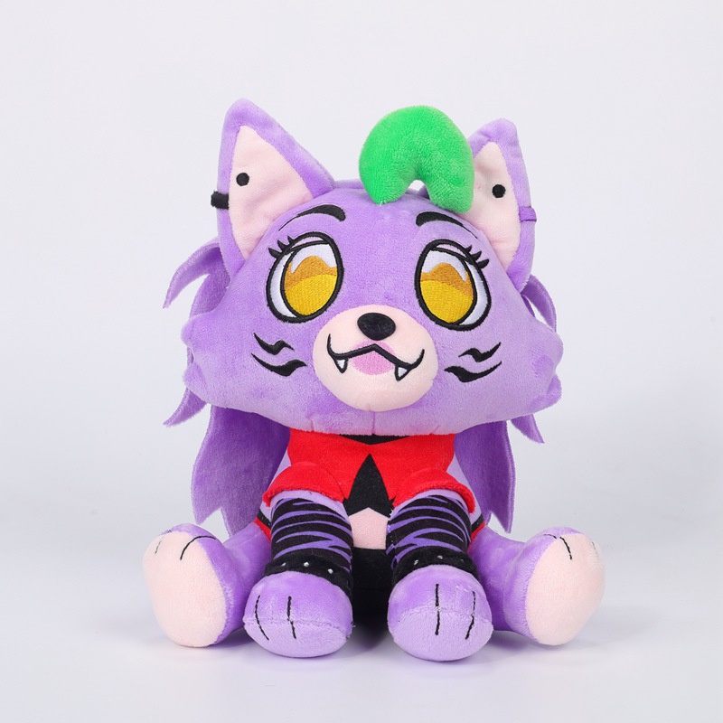 25cm Plush Doll Vannie Glamrock Freddy Glamrock Chica Montgomery Gator  Roxanne Wolf Stuffed FNAF Toys