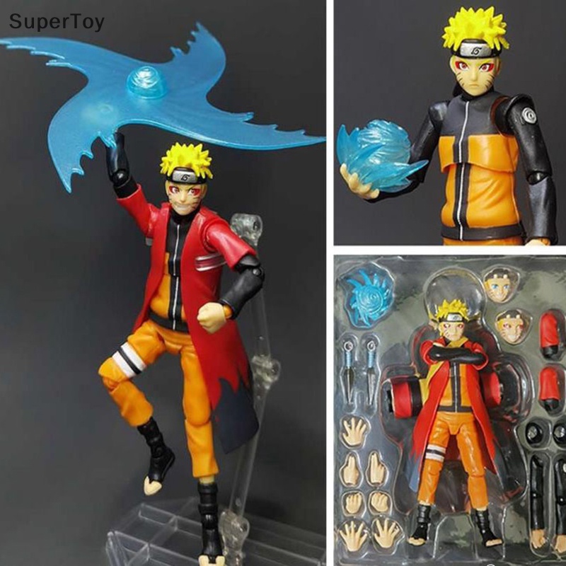 Anime naruto figuras de ação uzumaki naruto rasengan modelo móvel