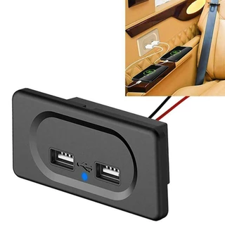 Tomada Do Carregador DC5V/3.1A Para Motorhome 12V UCC-318-2U Resistência Ao Desgaste 3100mA