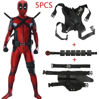 Anime Kids Superhero Adulto Deadpool Cosplay Fato De Máscara Para Meninas Festa De Halloween