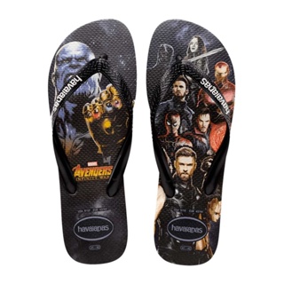 Chinelo Havaianas Top Marvel Preto