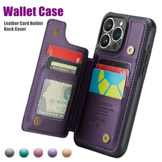 Capa Para iPhone 11 12 13 Pro Max 7 8 Plus X XR Xs Porta-Cartões