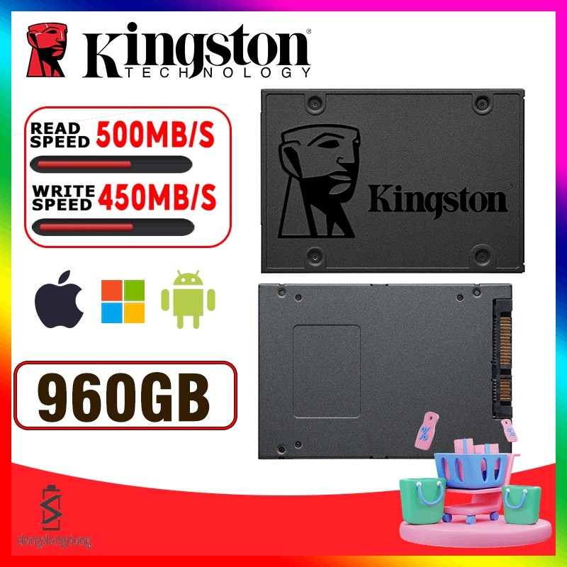 Kingston SSD 960GB 120GB 480GB 500GB 240GB A400 SATA 3 2,5 polegadas para Desktop Pc Notebook