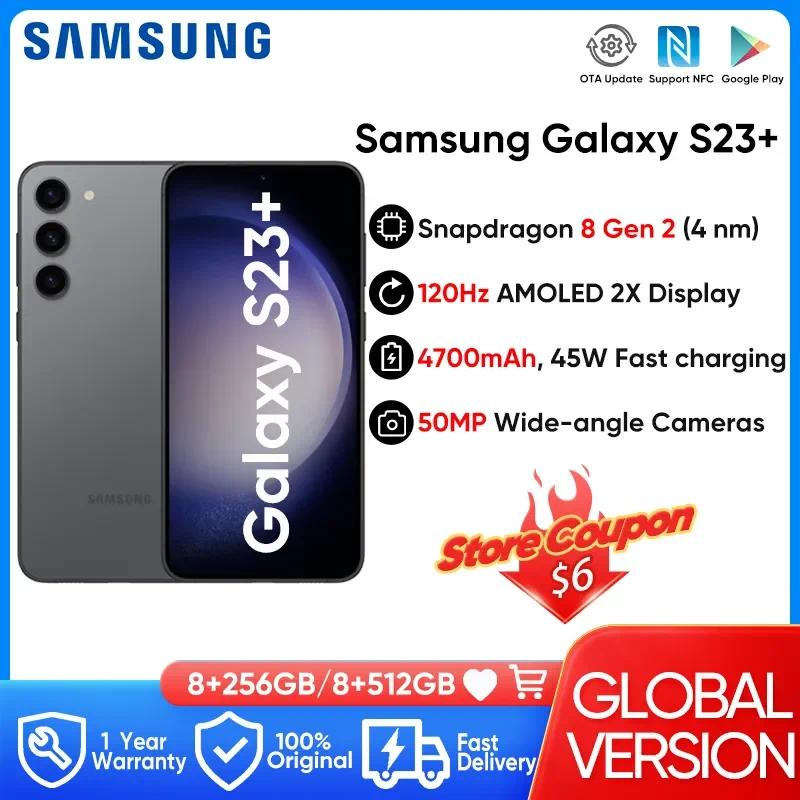 Smartphone Samsung Galaxy S23 Plus 5G SM-S916B 256GB Câmera Tripla