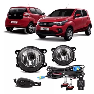 Kit Farol Milha Auxiliar Neblina Fiat Mobi 2016 2017 2018
