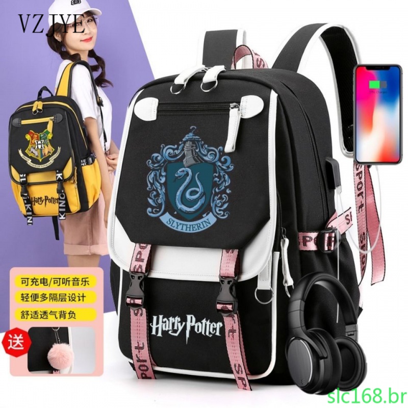 Harry Potter Mochila Magia Academia Homens Mulheres Estudantes do Ensino Médio FC2356 34896