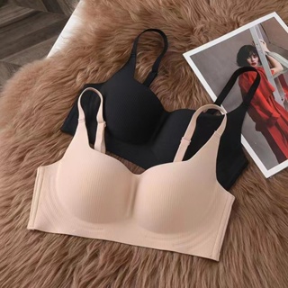 Sexy Deep U Cup Bra para mulheres, Push Up Lingerie, Bralette sem costura,  sutiãs sem costas, roupa íntima, quente