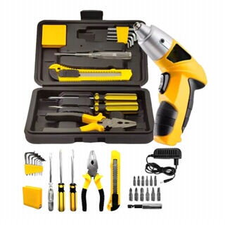 Kit Parafusadeira Speed Pro C/Carregador 11 Bits + Kit 11Pçs