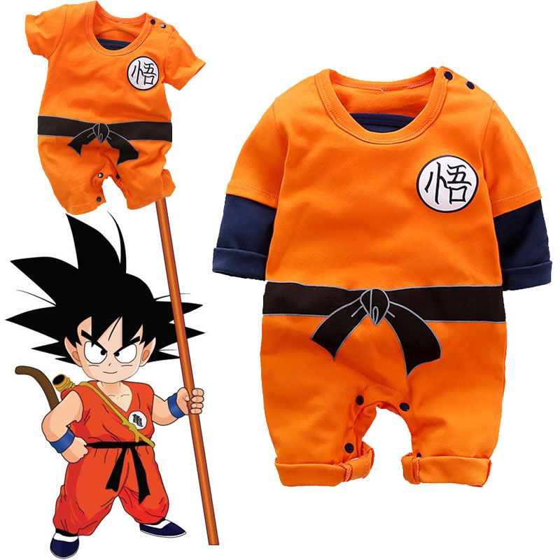 Macacão Para Bebês Bola De Dragão Z Son Goku Cosplay