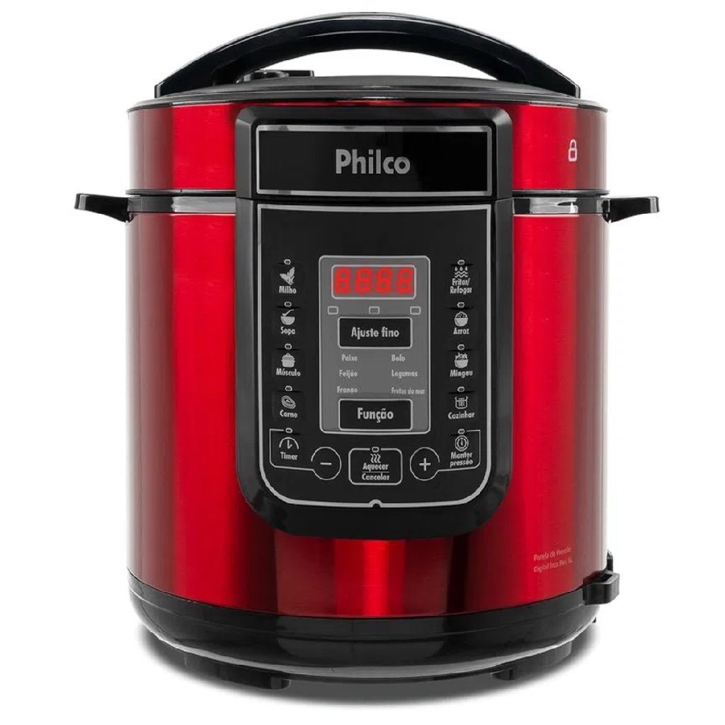 Panela De Pressão Inox Red Philco 110v