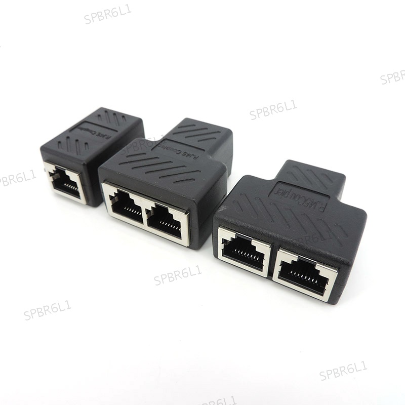 3types RJ45 A 2 way RJ45 Splitter Conector Extensor De Rede Ethernet ...