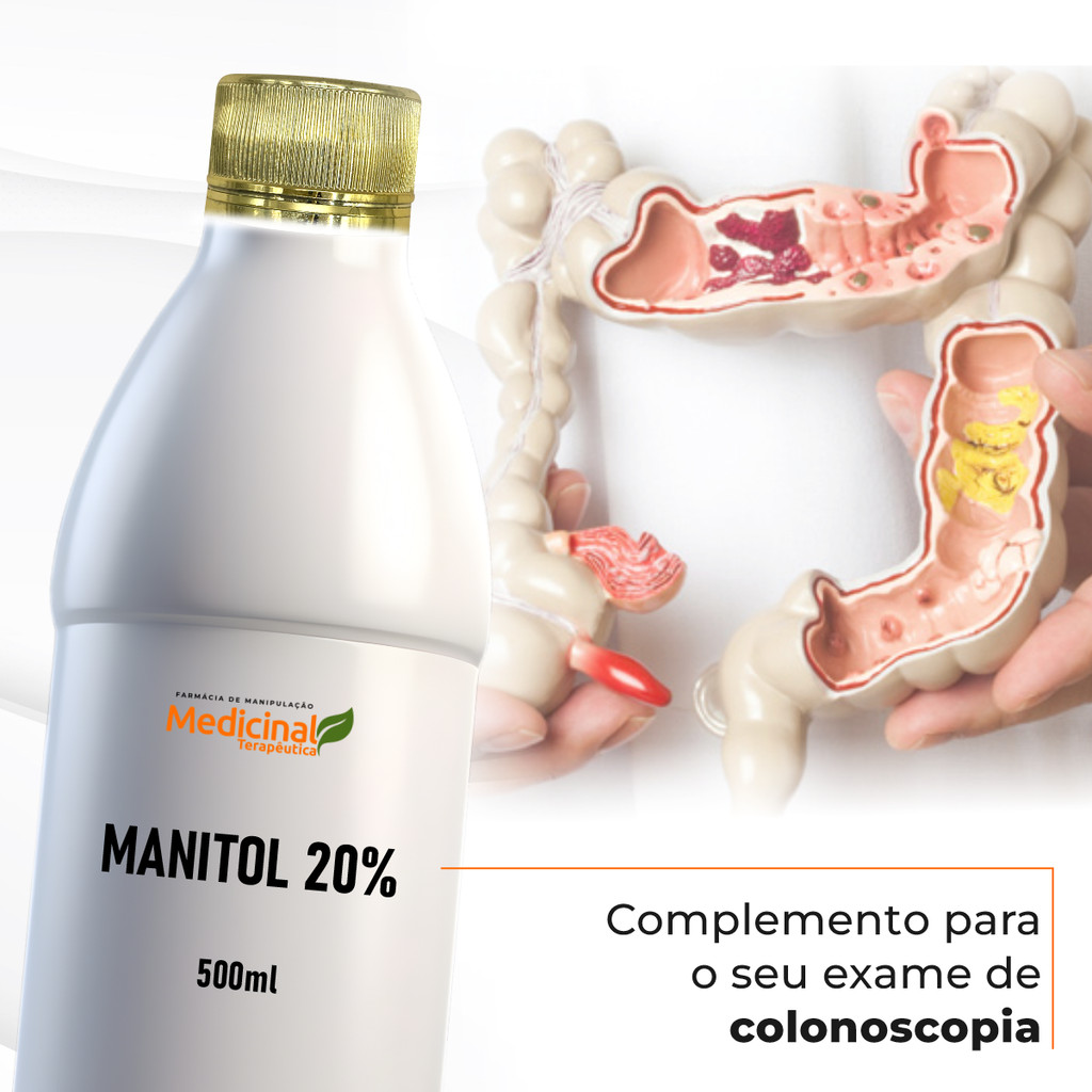 Manitol 20% 500ml | Shopee Brasil