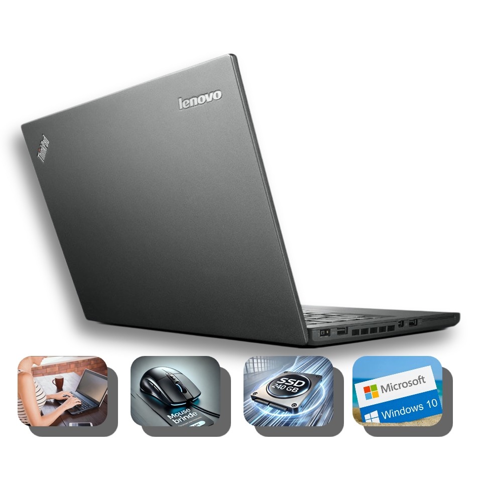 Notebook Barato Lenovo ThinkPad T450 i5 5ª 8GB RAM SSD 240GB Windows 10 ...