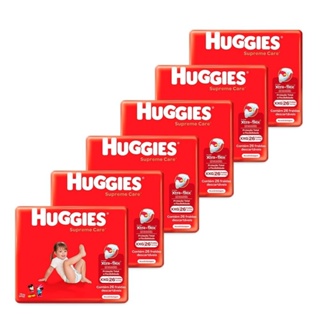 Fralda Descartável Huggies Supreme Care Mega Tamanho XXG - 6 Pacotes com 26 Fraldas - Total 156 Tiras