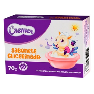 Sabonete Cremer Loção Hidratante 70g Embalagem com 12 Unidades