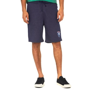 Bermuda Masculina de Moletom Polo Wear Azul Escuro
