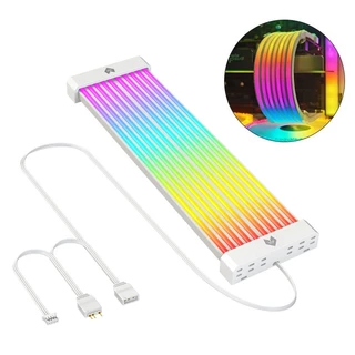 Barra Led Neon Argb AL200 Guia Para Cabos 5v 3pin Coolmoon