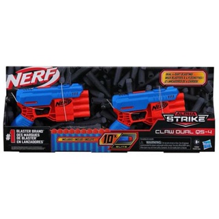 Lança Dardos Nerf Alpha Strike Claw QS-4 com 4 Dardos Fácil Recarga e Uso  F2219 - Hasbro