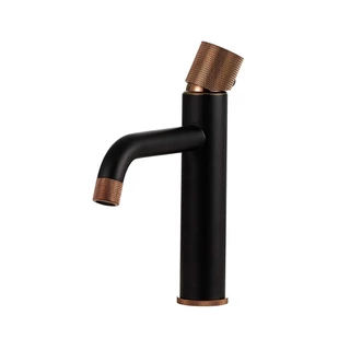 Torneira Para Banheiro Misturador Monocomando Baixa Jagui Pingoo - Preto e Dourado Rose em Oferta na Shopee