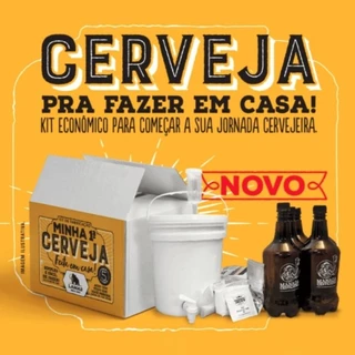 Kit de Fabricação de Cerveja Básico - 5 litros (Extrato de Malte)