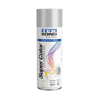 TINTA SPRAY TEKBOND ALUMINIO ALTA TEMPERATURA 350ML