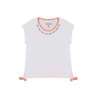 Cropped Infantil Laço Lateral Happiness Polo Wear Branco