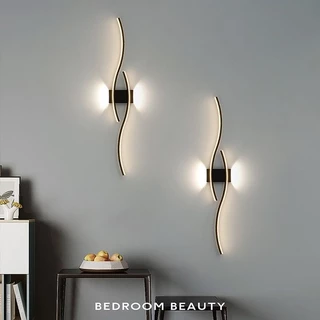 Luminária de parede sem fio Candeeiro De Parede De Linha Sala De Estar Simples De Quarto De Ca