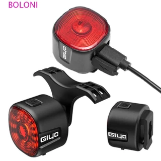 BOLONI Luz Traseira Com Sensor De Freio De Bicicleta, LED Inteligente Recarregável De 6 Modos, Tipo-C
