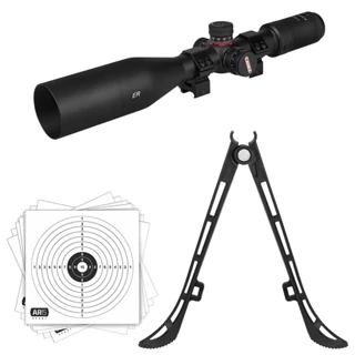 Luneta Carabina T-Eagle 5-20x50mm + Bipé Universal AR15 Sport