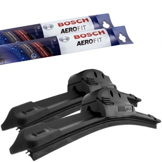 Par Palheta Parabrisa Renault Logan Sandero Aerofit Dianteira Bosch