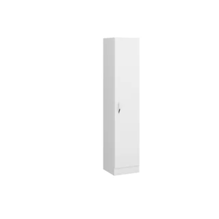 Armário Multuso com 1 Porta 39 x 182 Cm MDP Branco 0802 MENU