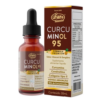Suplemento Em Gotas Unilife Vitaminas Curcuminol Gotas Curcumina ...