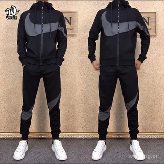 Trousers new men's sports suit casual match youth Autumn 2023 long sleeve men's XPZU