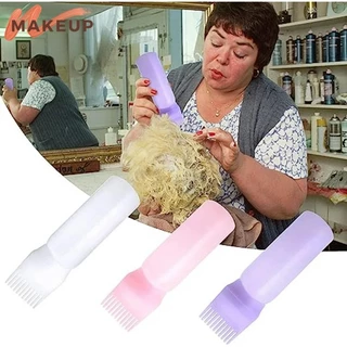 Frasco Aplicador De Tintura De Cabelo Multicolor Plástico Para Cabeleireiro/Salão De Óleo Penteado