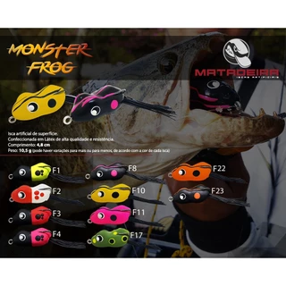 Isca Artificial Matadeira Para Traíra Sapinho Monster Frog 4,8cm - 10,5g