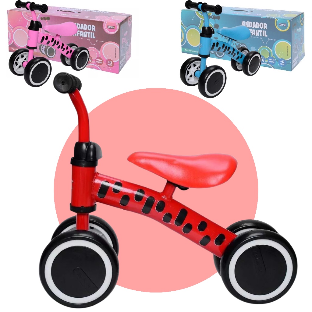 Triciclo Infantil C/ Capota Empurrador E Protetor 1-3 Anos Veloban  Bandeirante