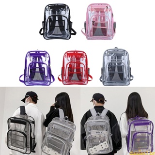 Dai Trendy Stylish Clear Backpack Mochila Transparente De Grande Capacidade Bolsas Escolares Para Estudantes Adolescentes