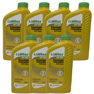 Kit 7 Litros Oleo Cambio Automatico Lubrax Atf Dx6 Dexron 7l
