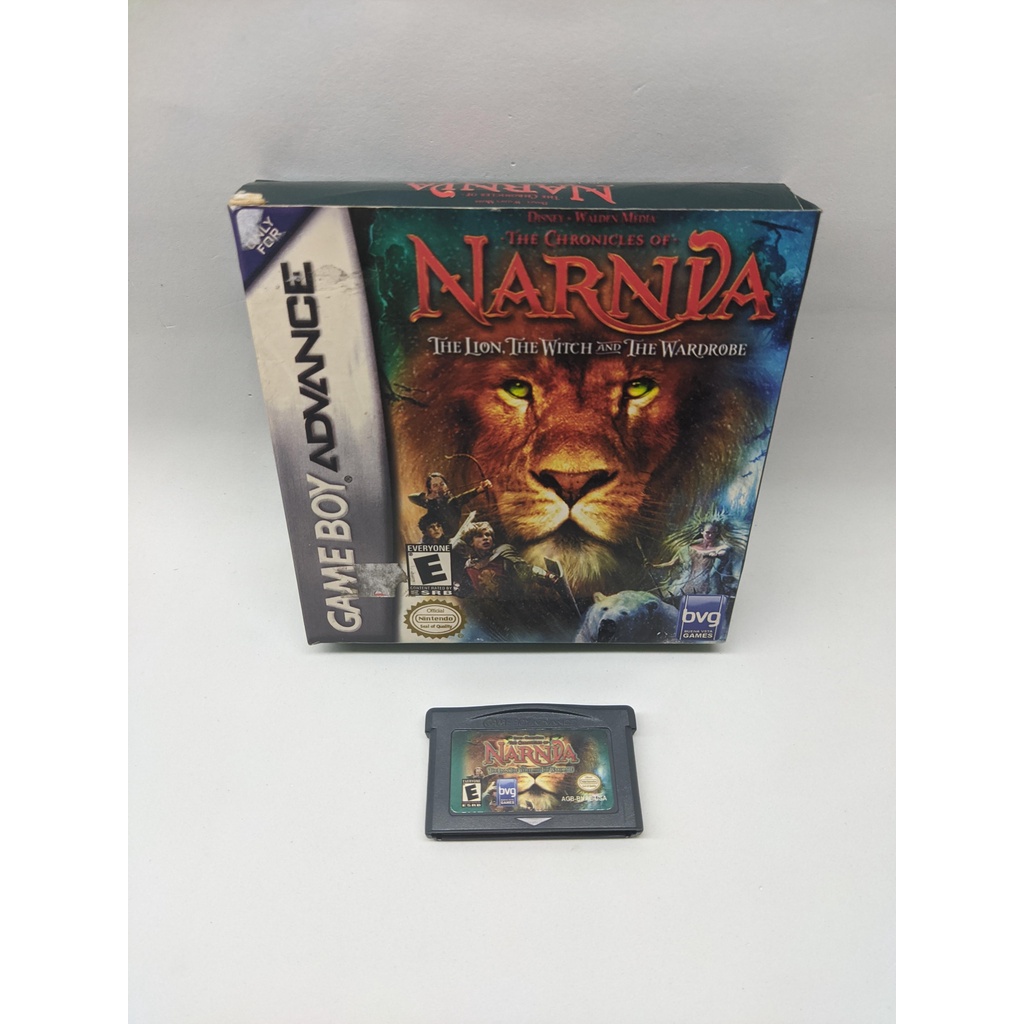 jogo narnia game boy advance gba com a caixa