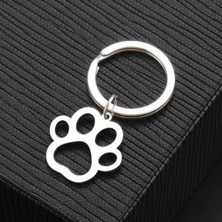 Chaveiro Lovely Cat Paw Keychains Cute Cartton Animal Key Ring for Women Girl Bag Pendants Porta-Chaves Acessórios Kitten