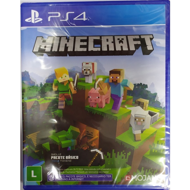 Minecraft PS4 Brasil.