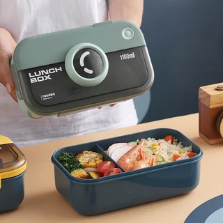 Pote De Marmita Lunch Box 2 Camadas 1100 ml Com Talher