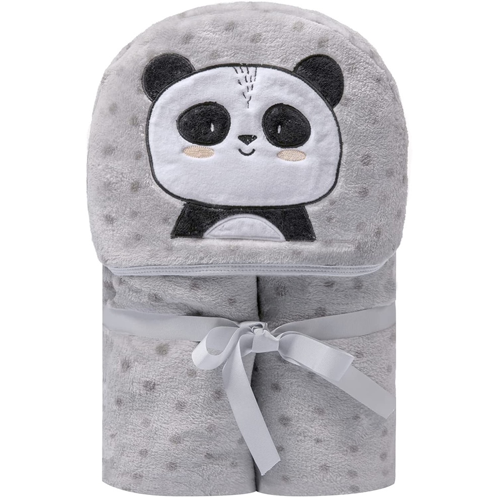Cobertor Bordado De Microfibra Papi Friends Com Capuz Panda Ben Contem ...