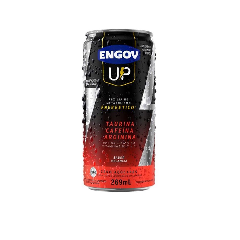 Energético Engov Up Taurina, Cafeína e Arginina Sabor Melancia Zero ...