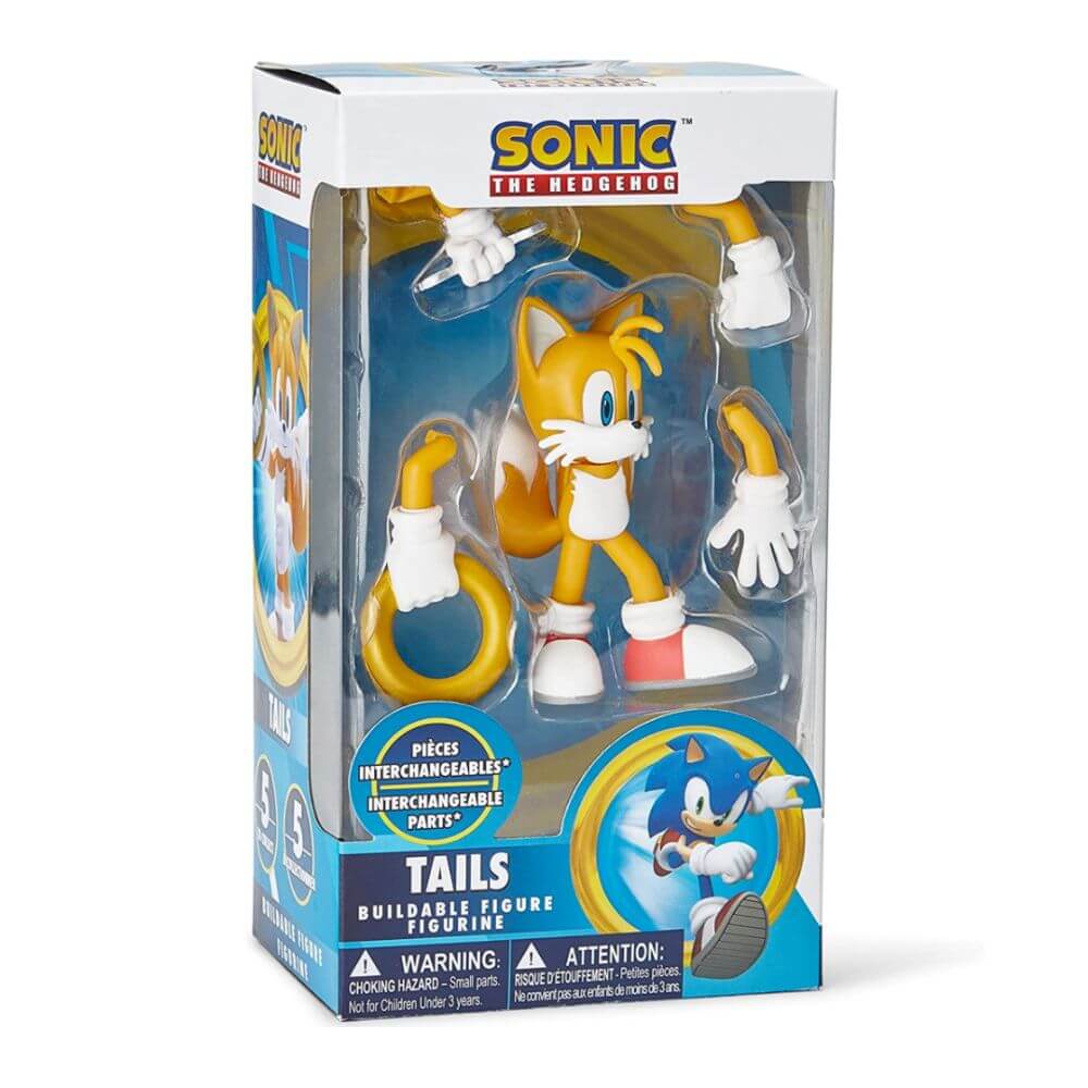 Sonic The Hedgehog Action Figure - Tails - DC Toys | Shopee Brasil