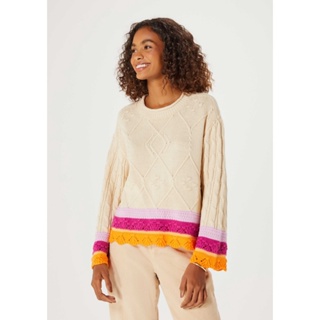 Blusão Feminino Texturizado Em Tricô Hering